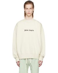 Palm Angels - Off-white Printed Sweatshirt - Lyst