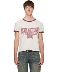 Acne Studios - Off- Graphic T-Shirt - Lyst