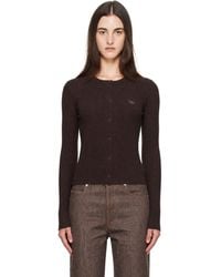 Maison Kitsuné - Baby Fox Ribbed Cardigan - Lyst