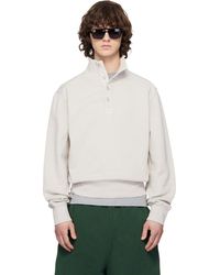 Entire studios - Pull Molletonné Port Blanc Cassé - Lyst