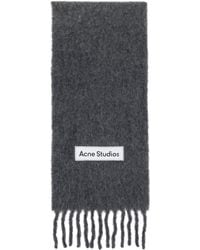 Acne Studios - Wool Fringe Scarf - Lyst