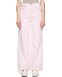 A Bathing Ape - Crystal Stone Sta Logo Baggy Jeans - Lyst