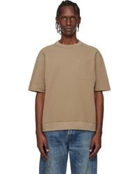 BOSS - Peached Cotton Blend T-Shirt - Lyst