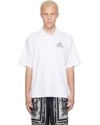 Balmain - Printed Vine' Polo - Lyst