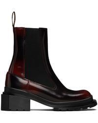 Dr. Martens - Burgundy Maybole Square Toe Chelsea Boots - Lyst