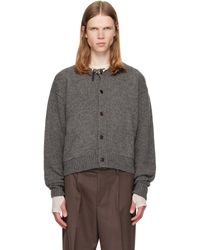Tonywack - Shetland Wool Raw Cardigan - Lyst
