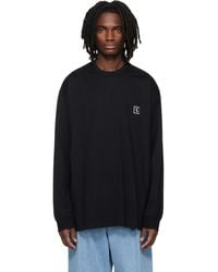 WOOYOUNGMI - Long-Sleeve Back Logo T-Shirt - Lyst