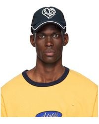ANDERSSON BELL - Essential Heart Logo Embroidered Layered Cap - Lyst