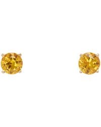 Hatton Labs - Ssense Exclusive Round Stud Earrings - Lyst