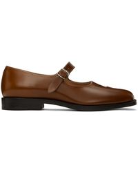 Maison Margiela - Flâneurs de style caussure carles ix bruns à bout tabi - Lyst