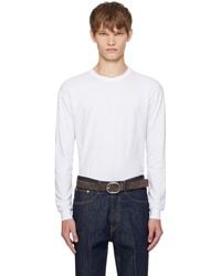 AURALEE - Seamless L/S T-Shirt - Lyst