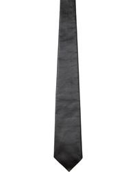 Bottega Veneta - Shiny Leather Tie - Lyst
