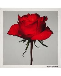 Acne Studios - Square Silk Scarf - Lyst