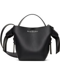 Acne Studios - ブラック ミニ Musubi ショルダーバッグ - Lyst