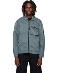 C.P. Company - Panama-R Zipped Lens Overshirt - Lyst