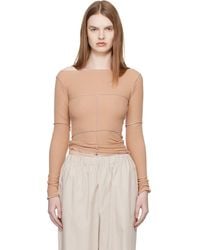 Baserange - Tan Cinder Long Sleeve T-Shirt - Lyst
