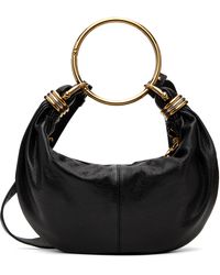 Chloé - Petit Sac Noir À Poignée De Style Bracelet - Lyst