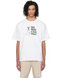 Manors Golf - T-shirt 'public displays of swing affection' blanc - Lyst