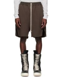 Rick Owens - Temple Long Boxers Butt Zip Shorts - Lyst