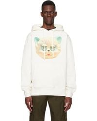 Valentino - Cotton 'Le Chat De La Maison' Print Hoodie - Lyst