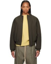 Fear Of God - Stand Collar Bomber Jacket - Lyst