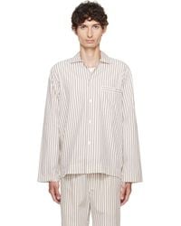 Tekla - Off- & Poplin Long-Sleeved Pyjama Shirt - Lyst