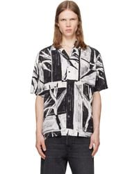 HUGO - Camp Collar Oversized-Fit Printed Shirt - Lyst