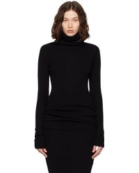 Rick Owens - Concordians Ribbed Knit Tube Turtleneck - Lyst