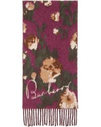 Burberry - Rose Alpaca Wool Blend Scarf - Lyst