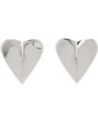 Alaïa - 'Le Cœur Torn' Earrings - Lyst