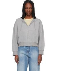 MM6 by Maison Margiela - Unbrushed Cotton Sweatshirt - Lyst