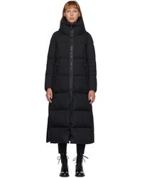 Herno Manteau en duvet noir Windstopper Maxi