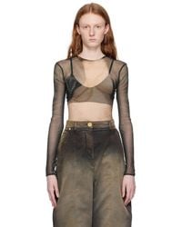 Balmain - Printed Long Sleeve T-shirt - Lyst