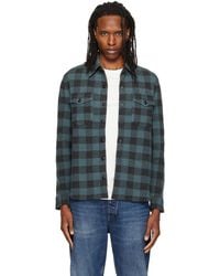 RRL - Plaid Wool-Cashmere Overshirt - Lyst
