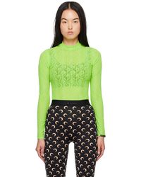 Marine Serre - ーン Moon Diamond セカンドスキン 長袖トップス - Lyst
