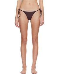 Matteau - Burgundy String Bikini Bottom - Lyst