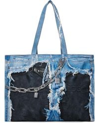 Acne Studios - Denim Print Tote - Lyst