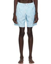 Versace - ブルー バロッコ スイムショーツ - Lyst