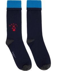 Marni - Wool Flower Logo Socks - Lyst