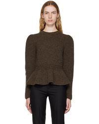 Lemaire - Peplum Sweater - Lyst