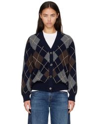 &Daughter - Ava Argyle Cardigan - Lyst