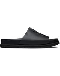 Amiri - Ma Leather Pool Slides - Lyst