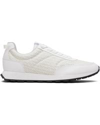 HUGO - Monogrammed Uppers Sneakers - Lyst