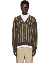 Beams Plus - Stripe 12G Cardigan - Lyst