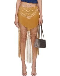 Conner Ives - Ssense Exclusive Demi-Couture Piano Shawl Midi Skirt - Lyst