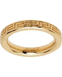 Versace - Greca Ring - Lyst