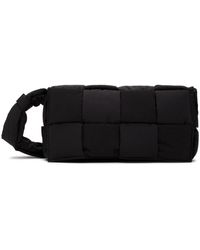 Bottega Veneta - Black Padded Tech Cassette Messenger Bag - Lyst