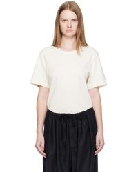 Lemaire - Off- Rib T-Shirt - Lyst