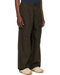C.P. Company Microreps Boxy Lens Cargo Pant in Brown for Men | Lyst