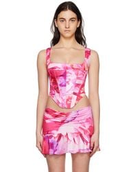 Miaou - Pink Campbell Corset - Lyst